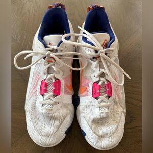 Boys Nike Big Kid Giannis Immortality 2 Basketball Shoes Whitew/Blue,Pink,Orange